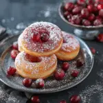 Cranberry Cornmeal Donuts