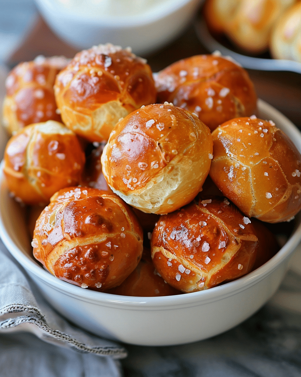 Soft Pretzel Bites Recipe