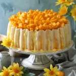 Mango Charlotte Cake