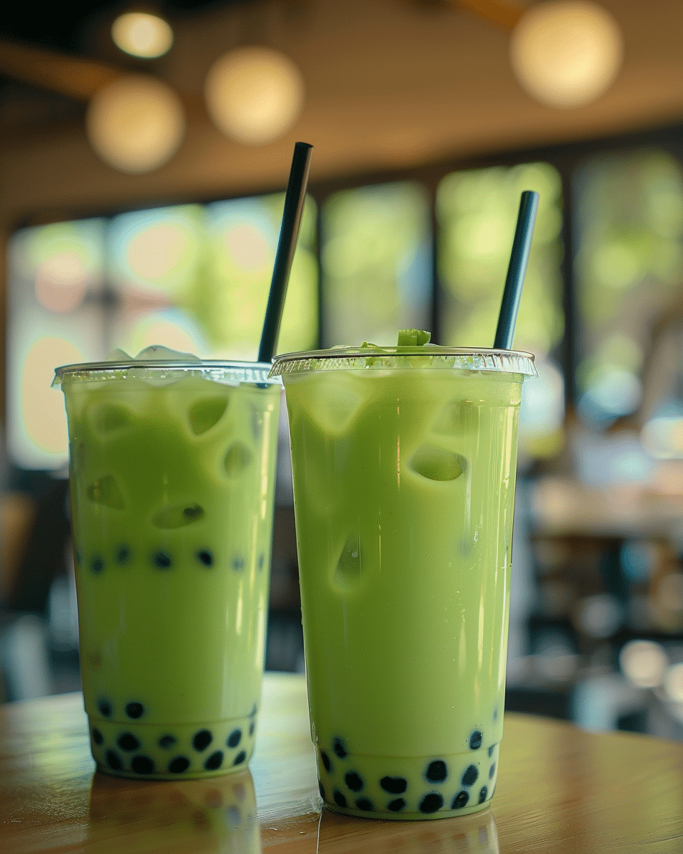 Honeydew Bubble Tea