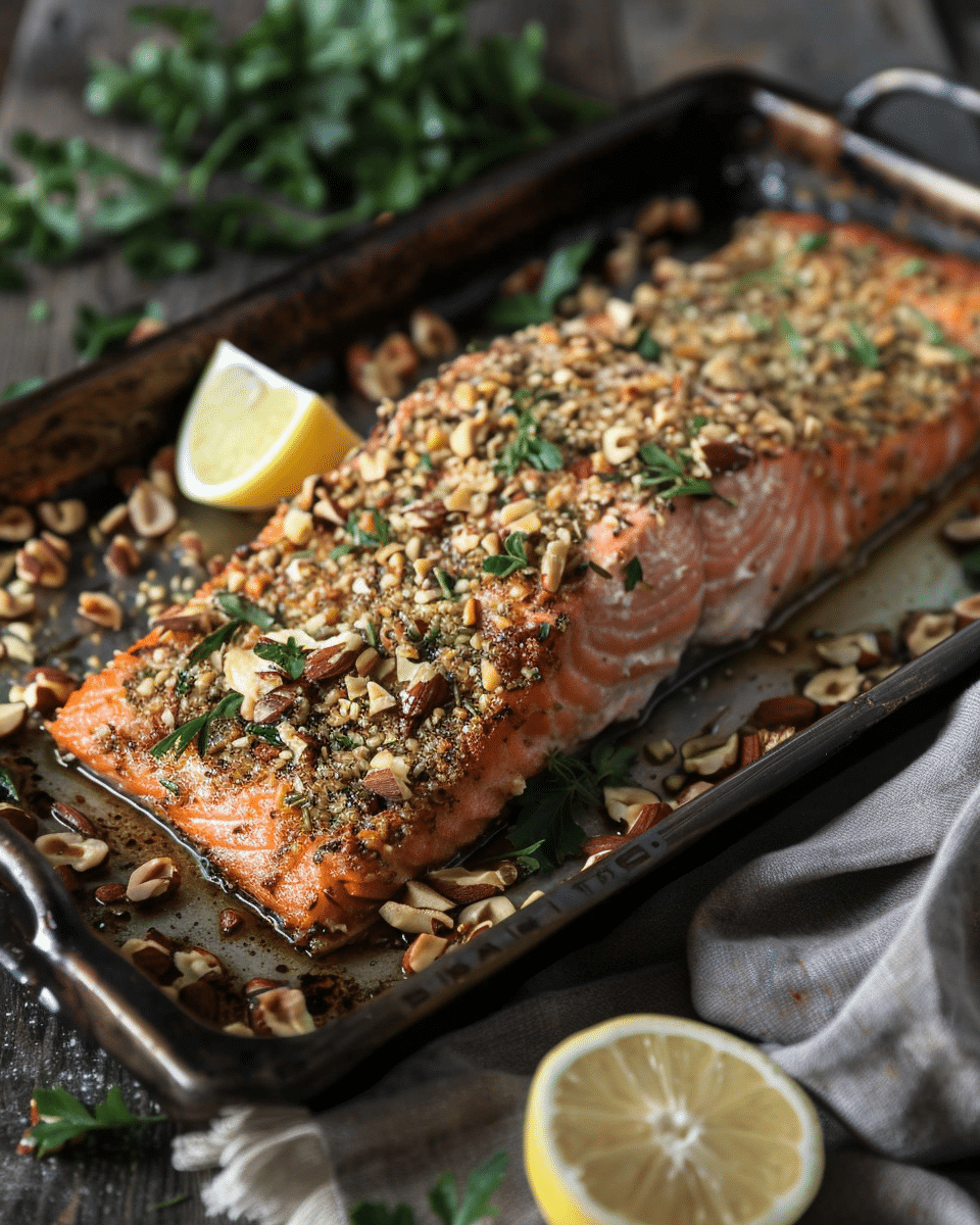 Almond Crusted Salmon