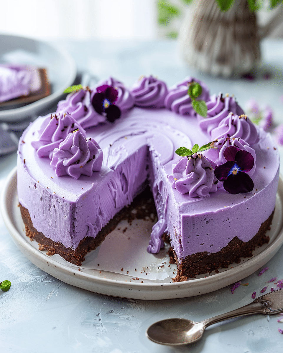 Ube Cheesecake