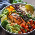 Salmon Burrito Bowl