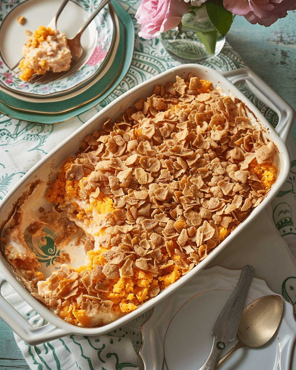 Sweet Potato Casserole With Cornflakes