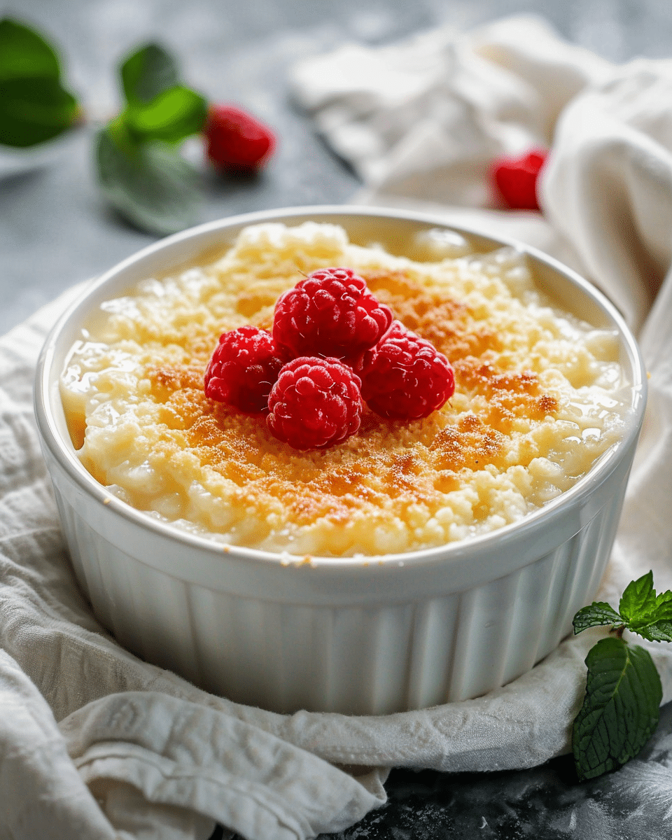 Baked Tapioca Pudding