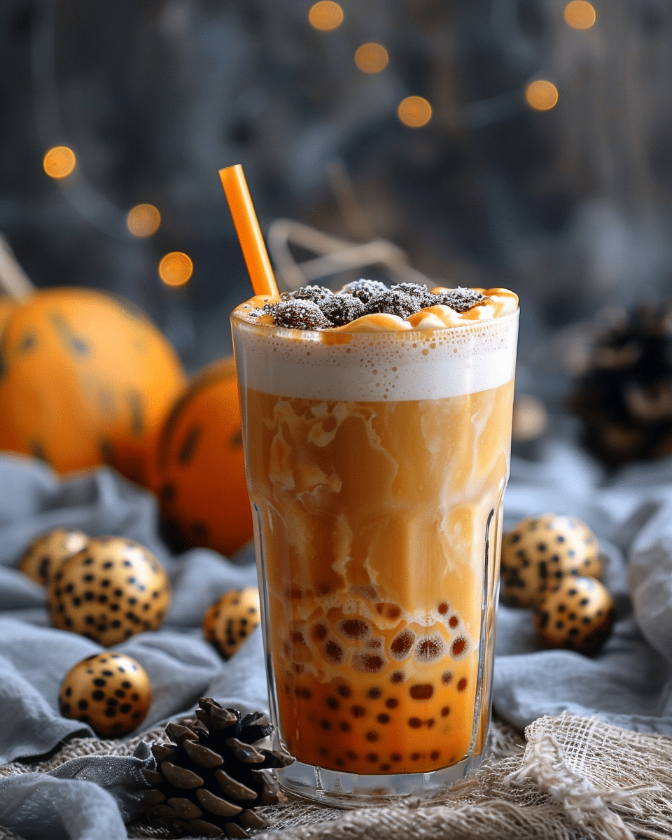 Sweet Potato Bubble Tea