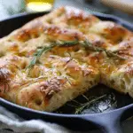 Cast Iron No-Knead Focaccia Bread