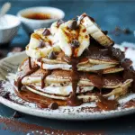 Choc Banoffee Pancakes