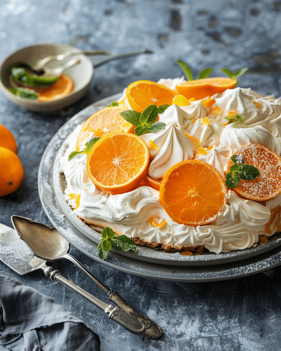 Citrus Pavlova