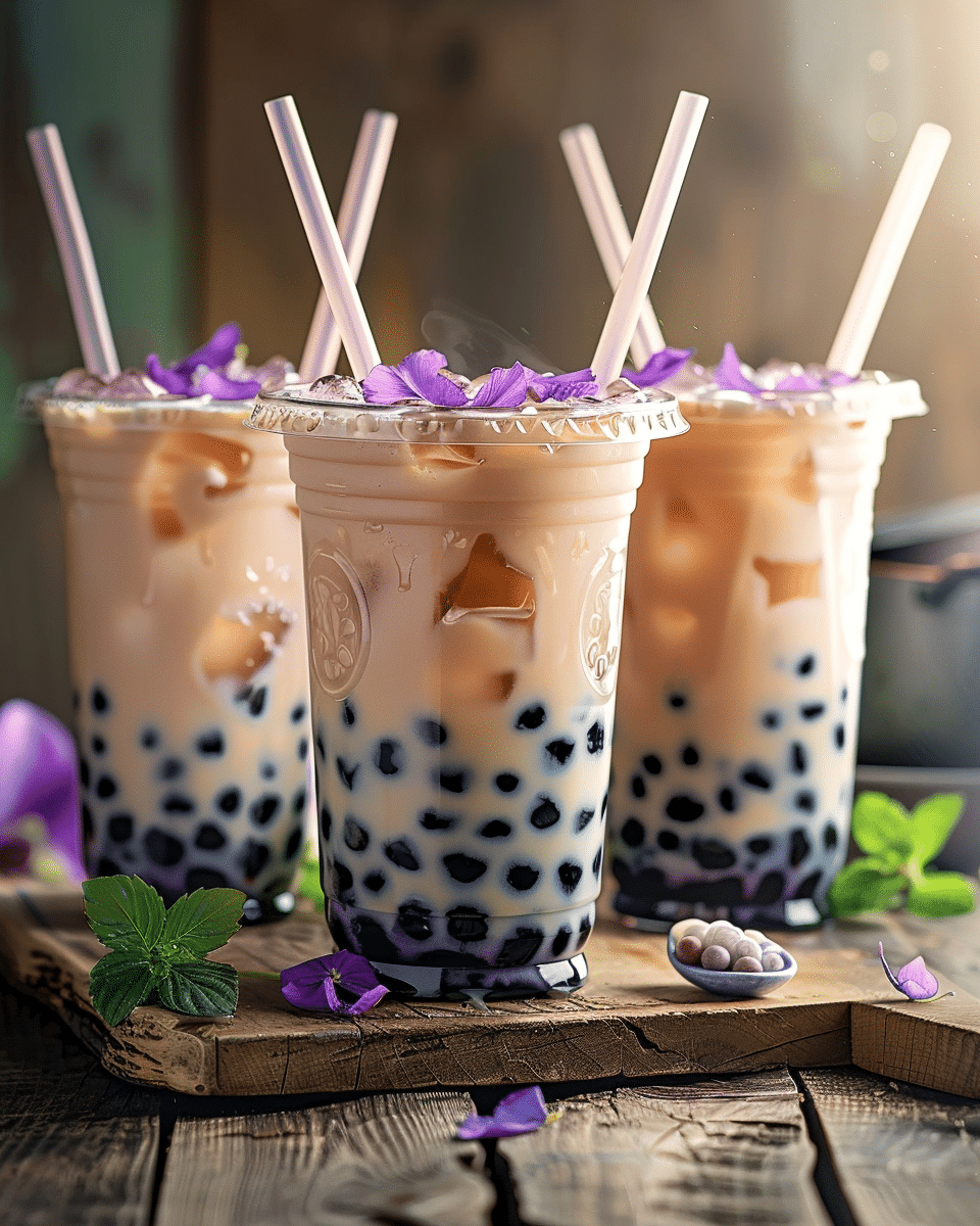 Taro Milk Bubble Tea