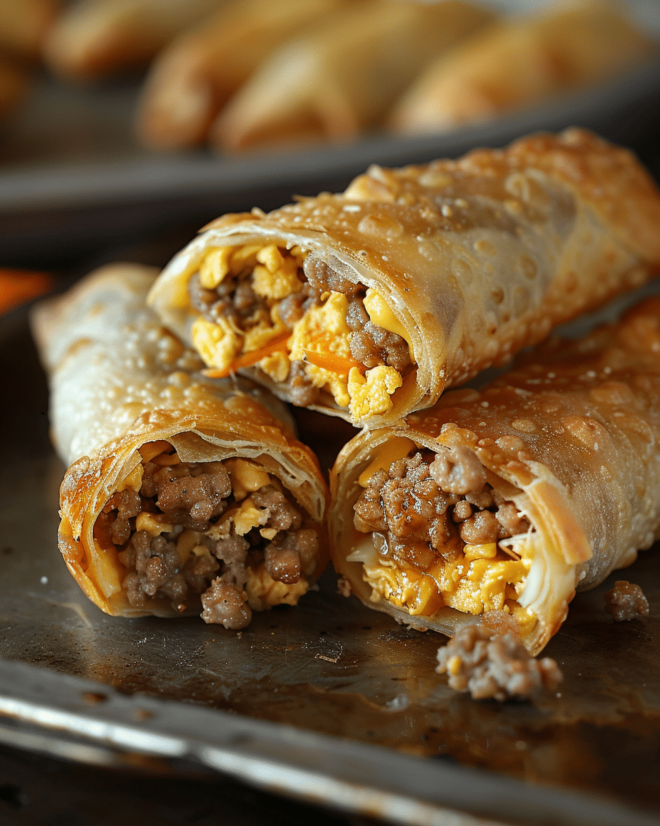 Big Mac Egg Rolls