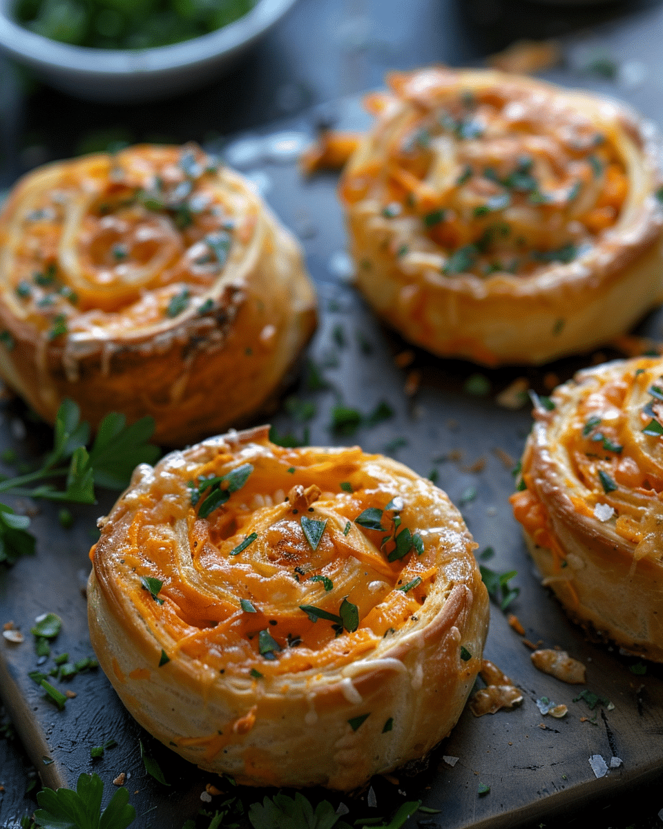 Buffalo Chicken Pinwheels