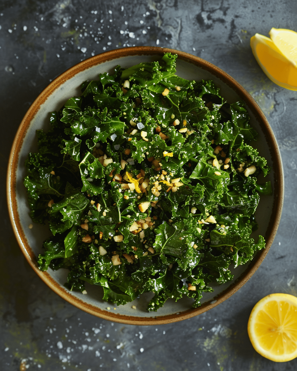 Easy Kale Salad with Fresh Lemon
