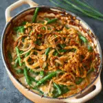 Fresh Green Bean Casserole with Fried Shallots
