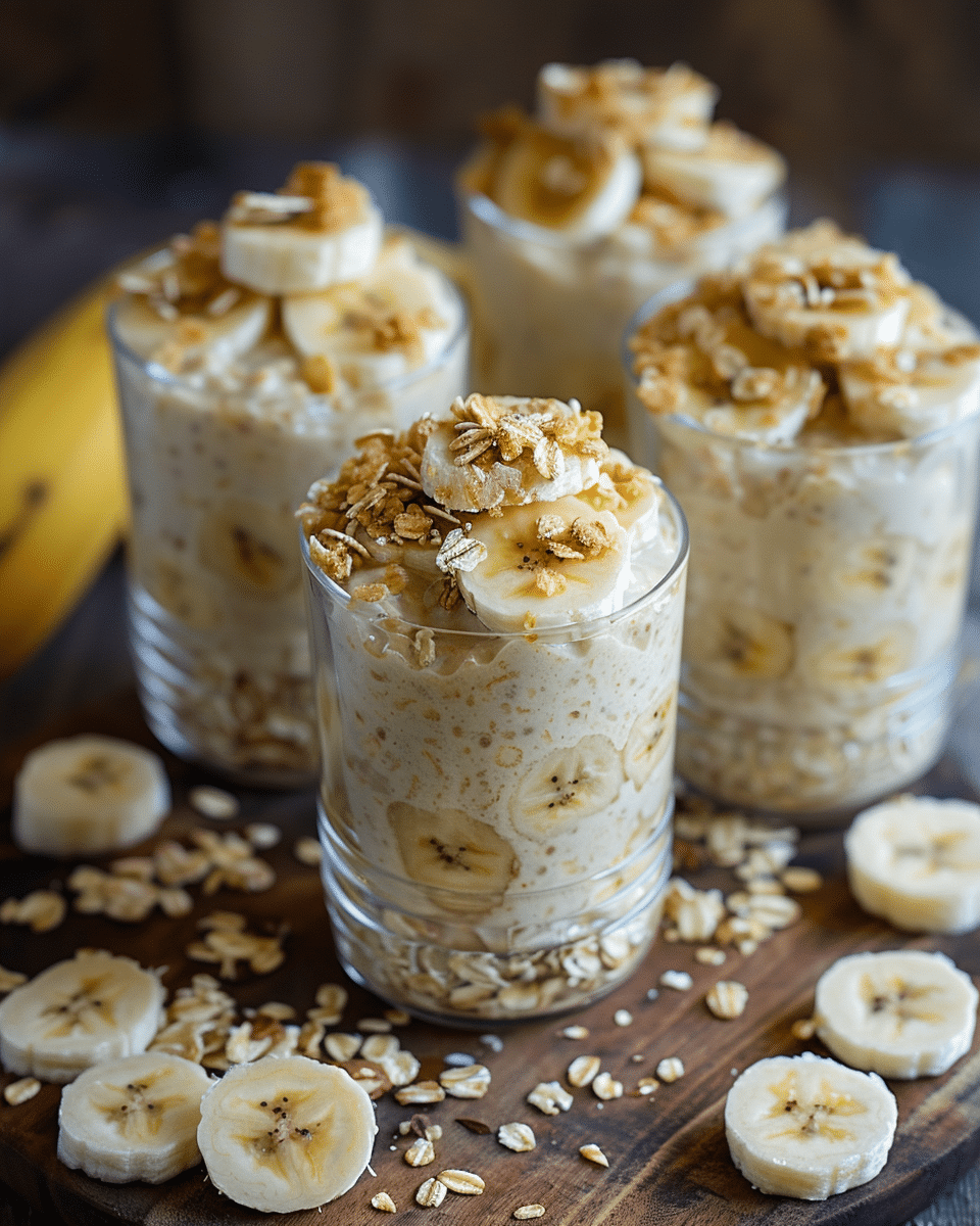 Banana Cream Pie Overnight Oats