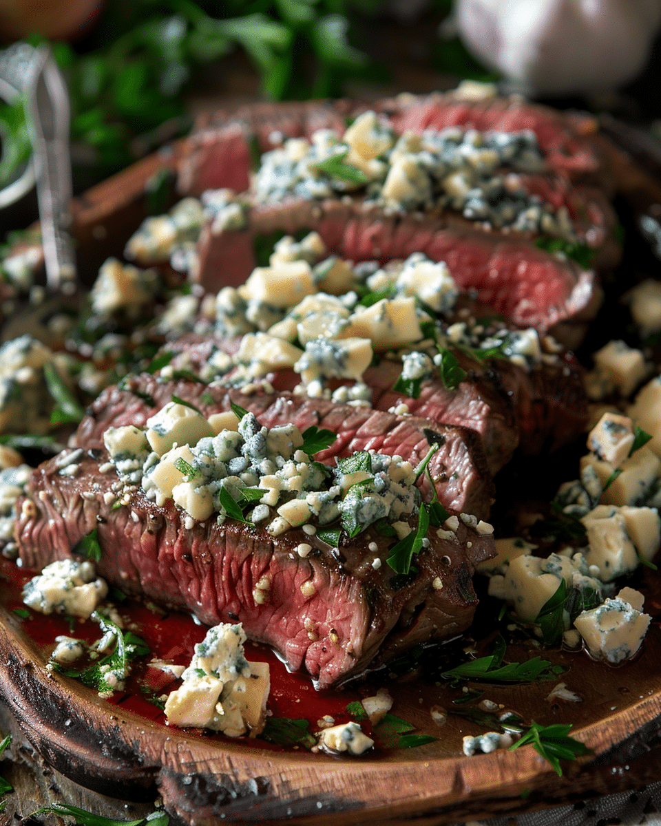 Blue Cheese Crusted Steak