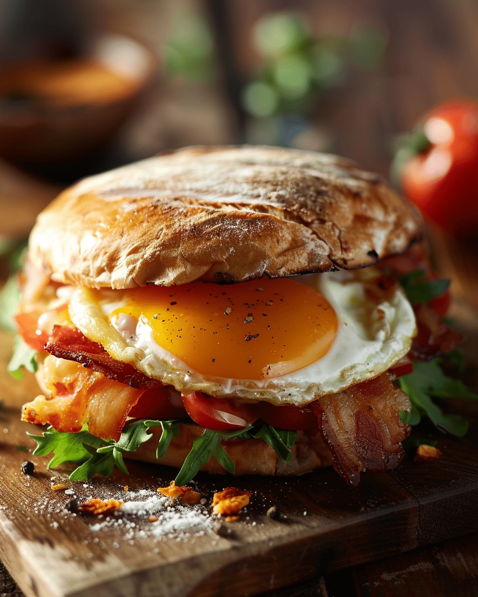 Camping Breakfast Sandwich
