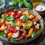 Romanian Roasted Peppers Salad