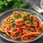 Tuna Spaghetti in Tomato Sauce