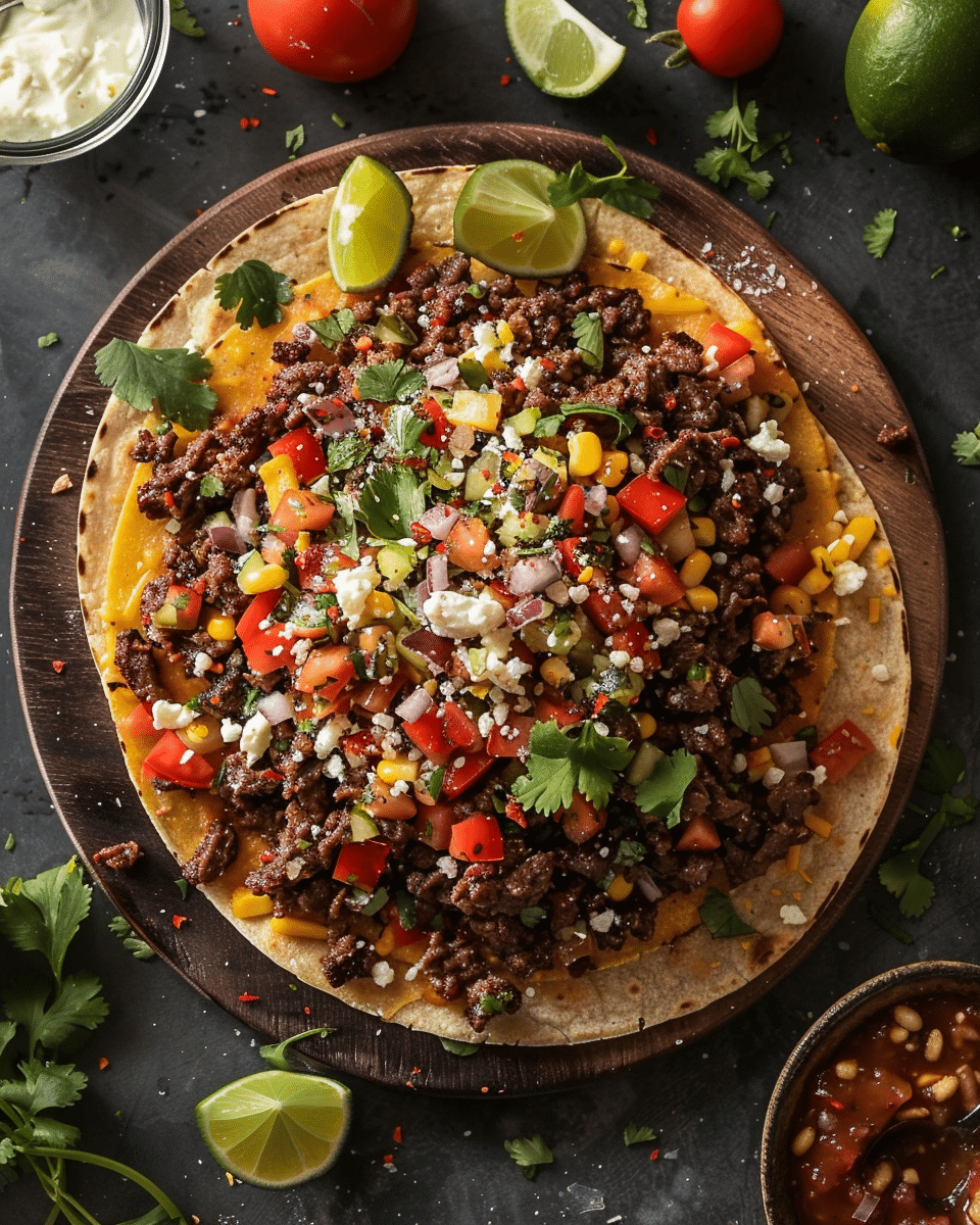 Beef Tostada Recipe