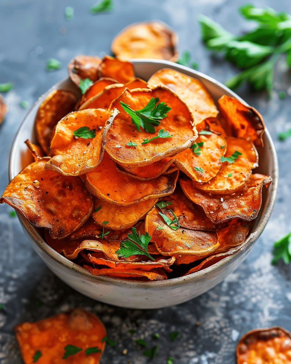Air Fryer Sweet Potato Chips Recipe
