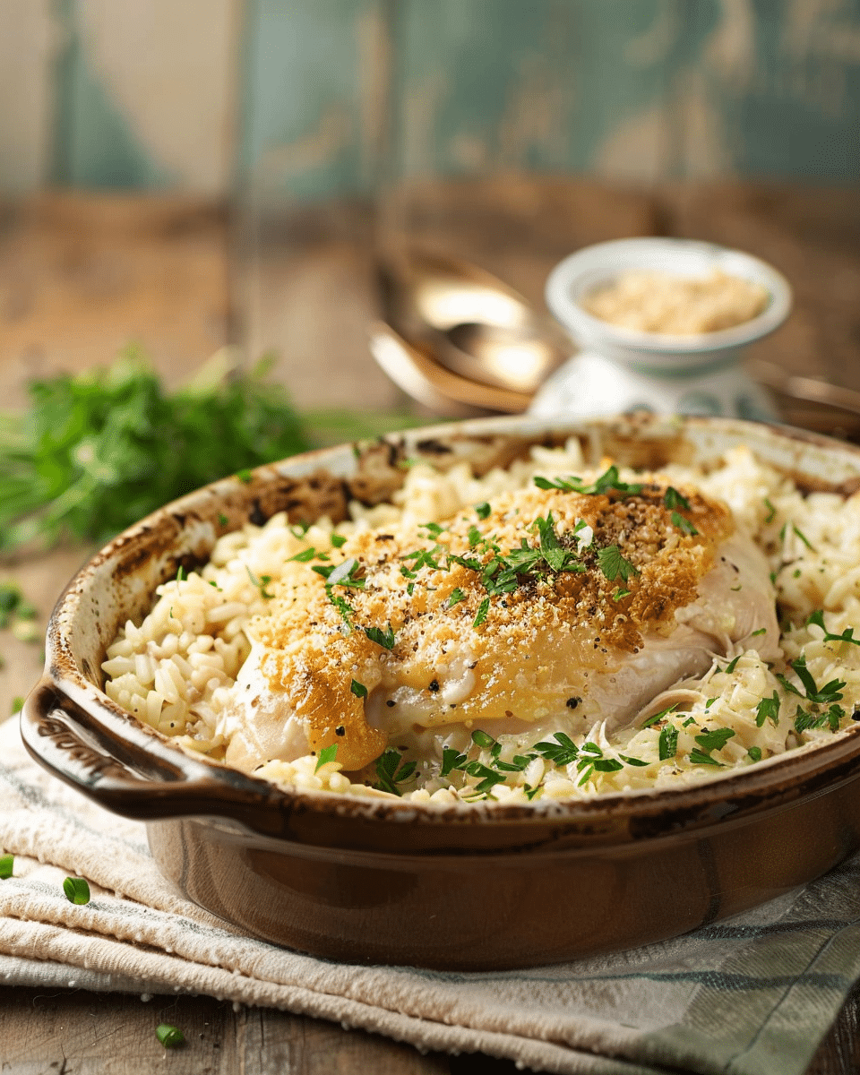 Chicken and Rice Casserole Without Soup Recipe