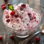 Cranberry Fluff Salad with Canned Cranberries