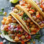 Crispy Buffalo White Bean Tacos