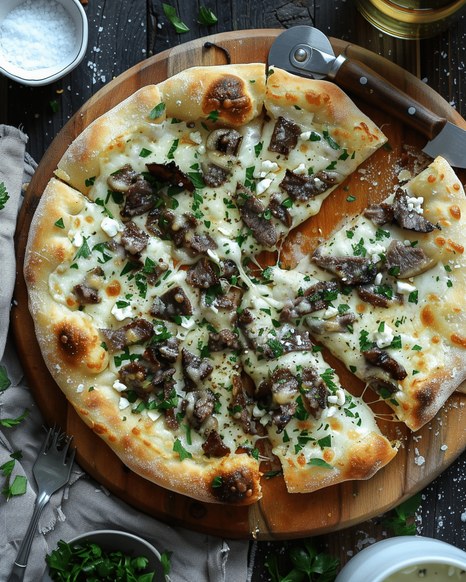 Philly Cheese Steak Pizza