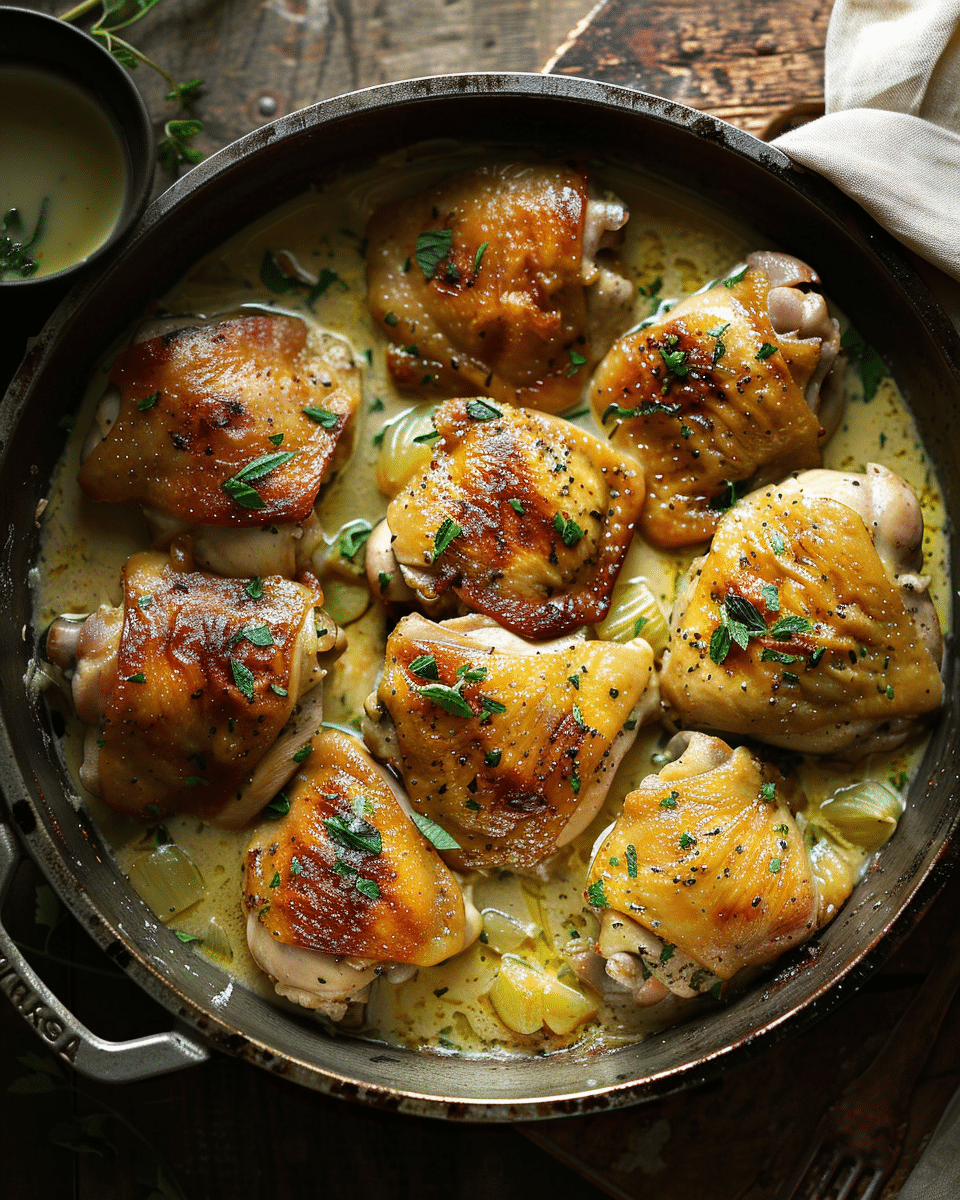 Braised Chicken Thighs