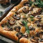 Mushroom Focaccia