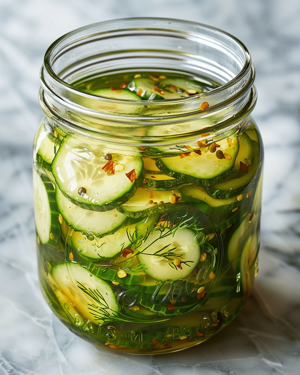 Spicy Cucumber Pickles
