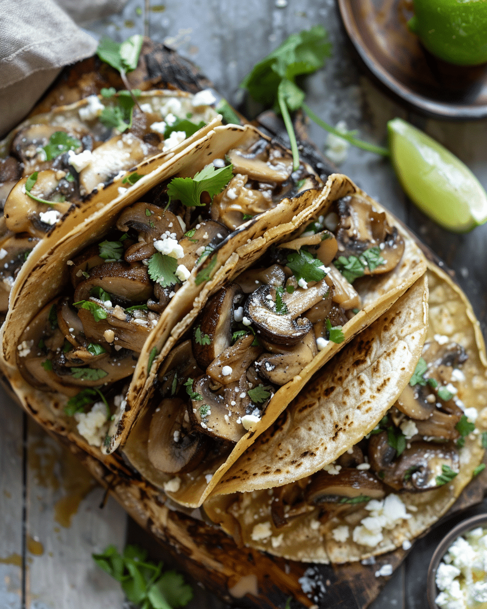 Asada Mushroom Tacos