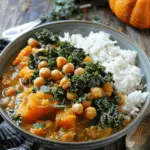 Pumpkin Chickpea Kale Curry