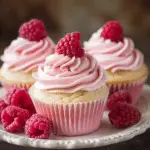 Raspberry Cupcakes with Raspberry Buttercream