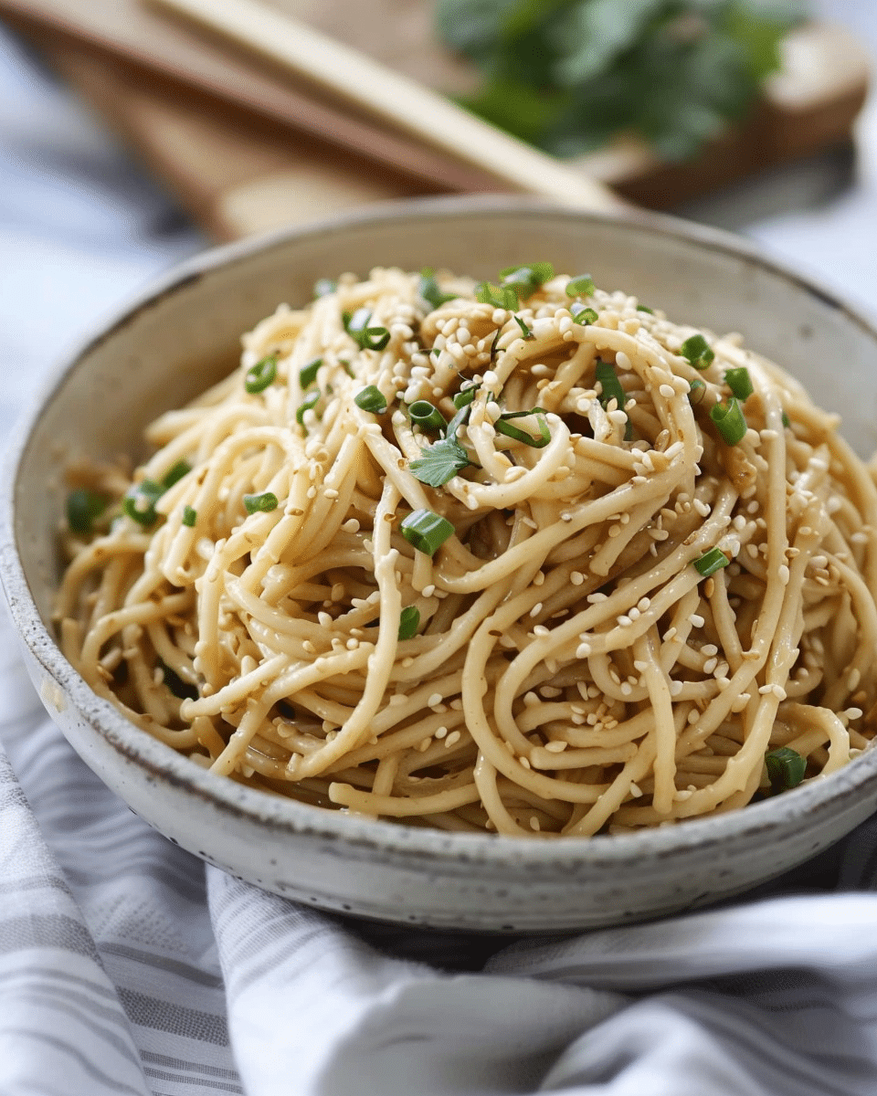 Spicy Peanut Butter Noodles