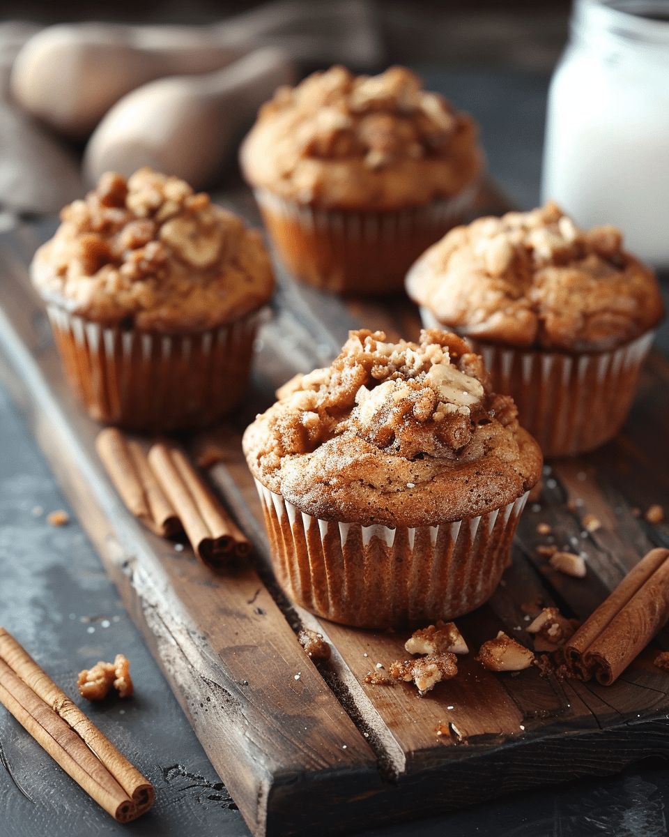 Maple Cinnamon Banana Muffins Recipe