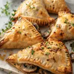 Mushroom Turnovers with Cream Cheese Pastry