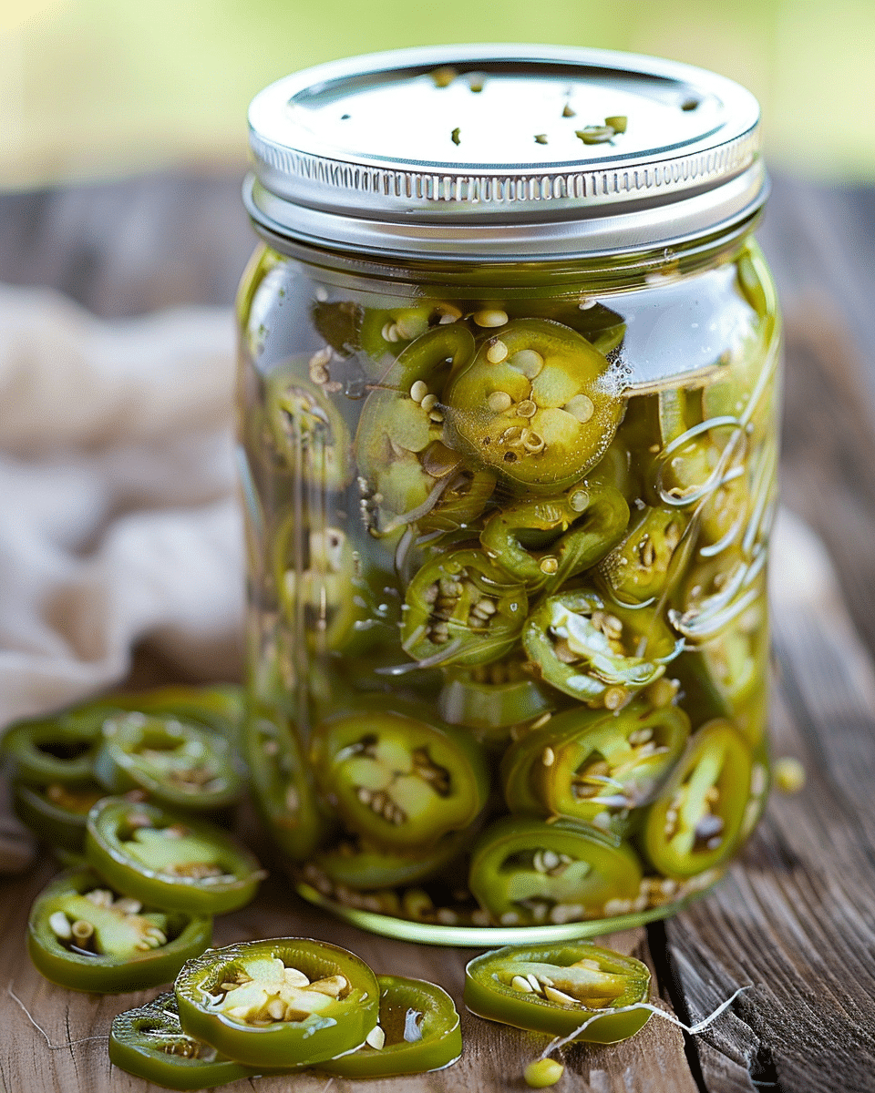 Quick Pickled Jalapeno Peppers