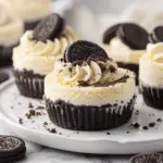 Small Batch Mini Cheesecakes with Oreo Crust