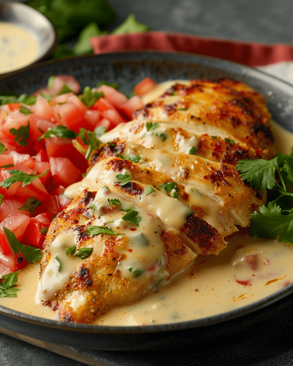 Baked Queso Chicken
