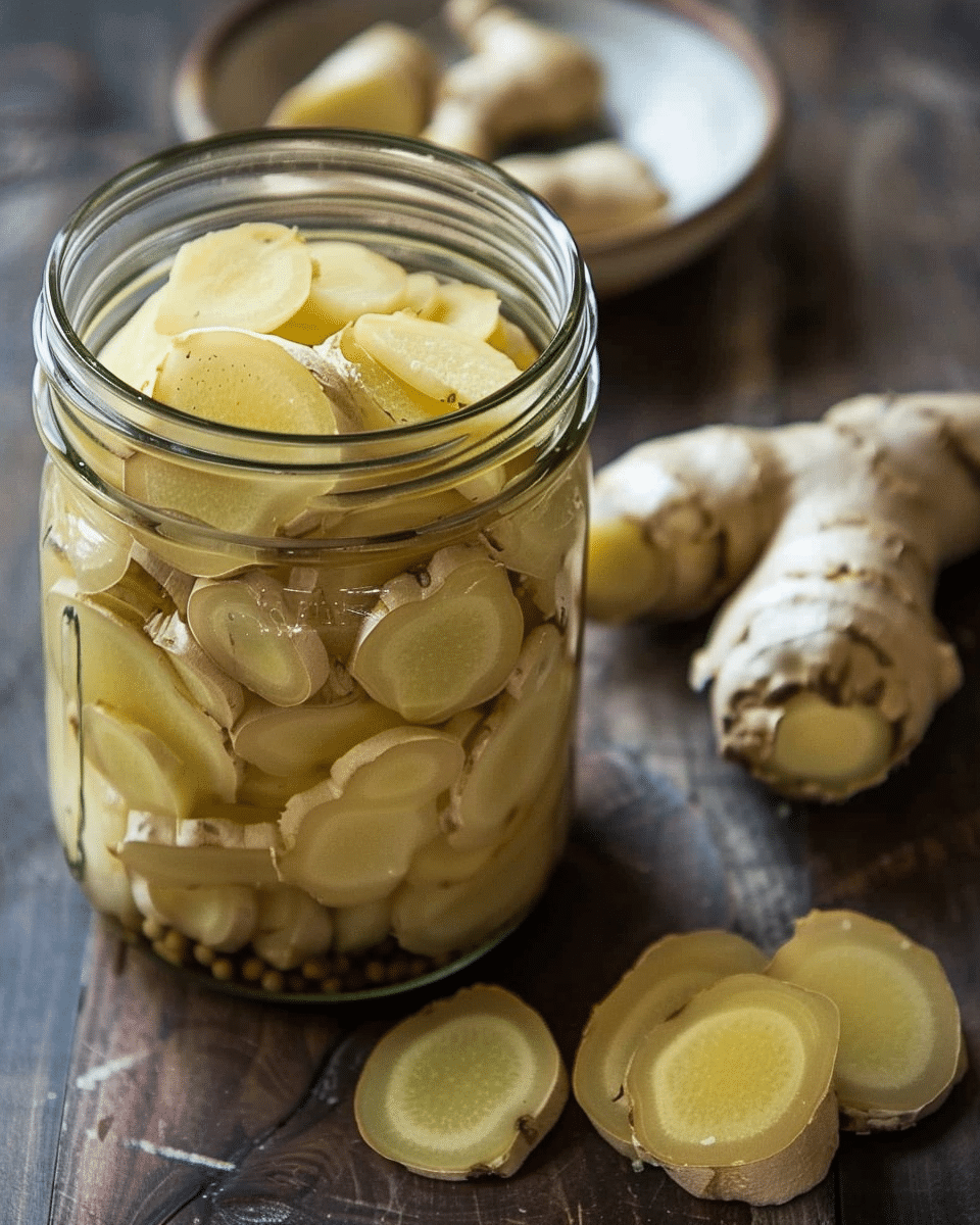 Easy Pickled Ginger
