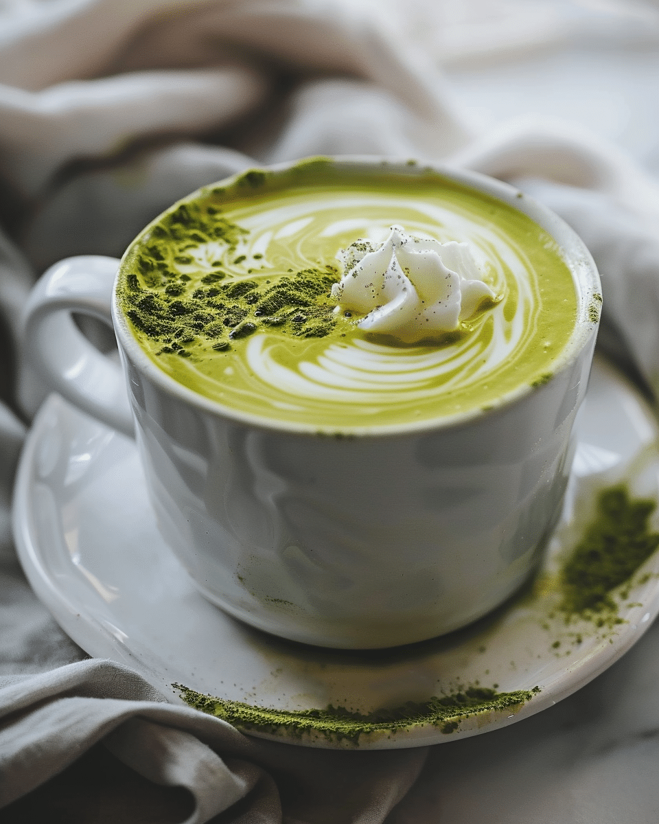 Mango Matcha Latte