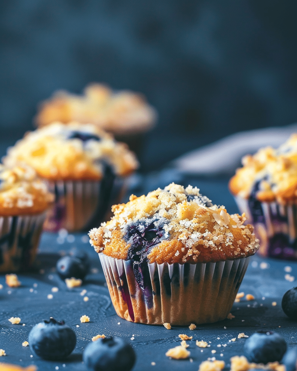 White Chocolate Blueberry Muffins Recipe