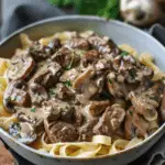 Creamy Beef and Mushroom Stroganoff