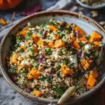 Harvest Quinoa Salad with Pumpkin Yogurt