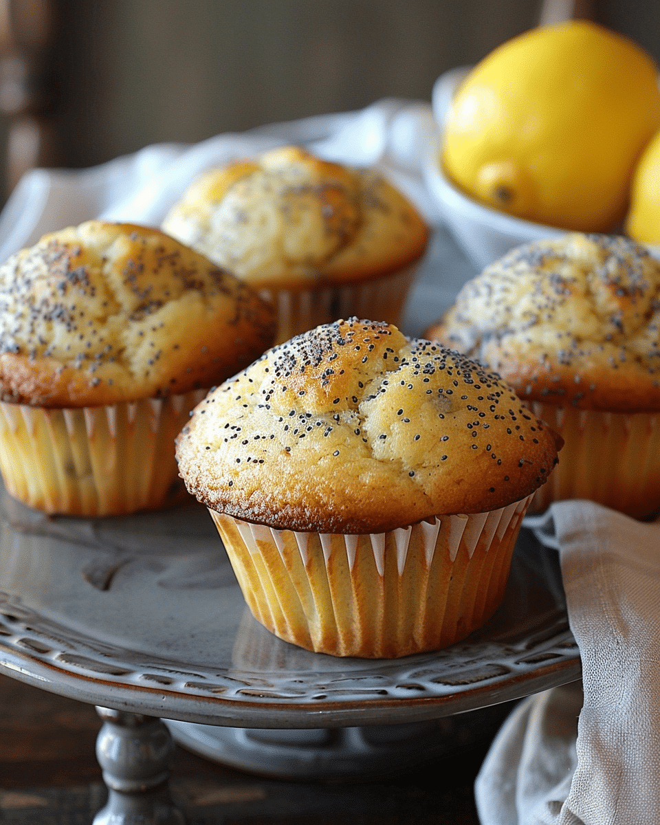 Lemon Poppy Seed Muffins Recipe