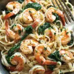 Linguine with Spinach and Shrimp