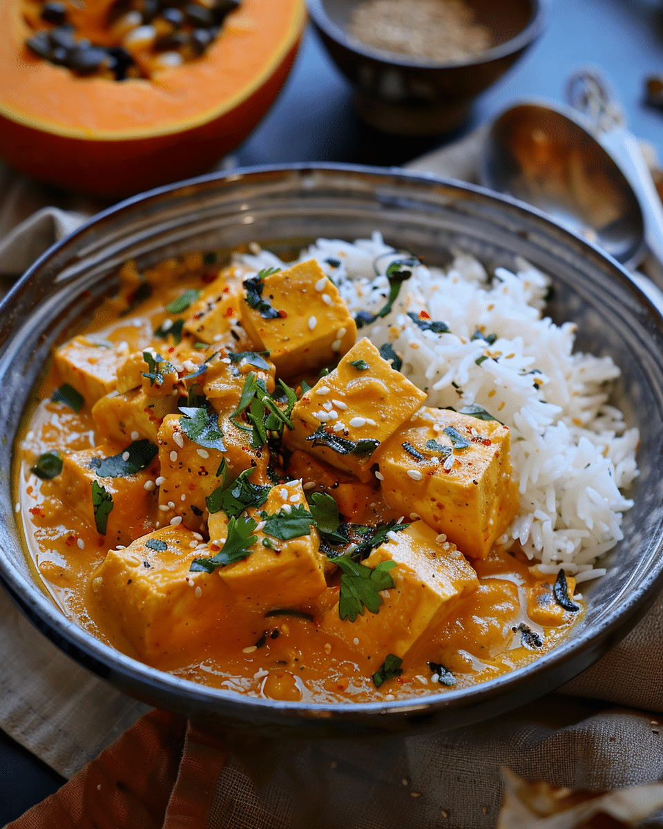 Pumpkin Tofu Curry