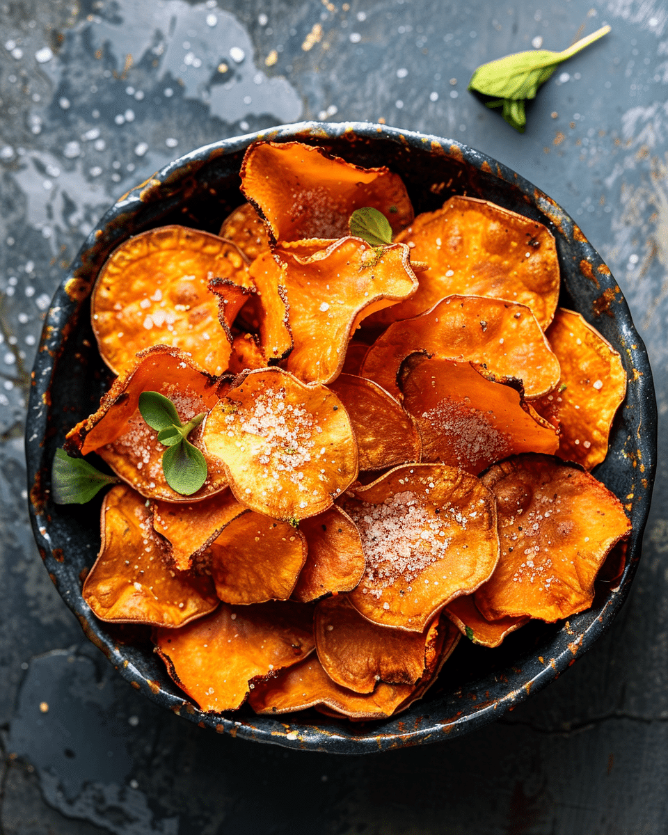 Air Fryer Sweet Potato Chips